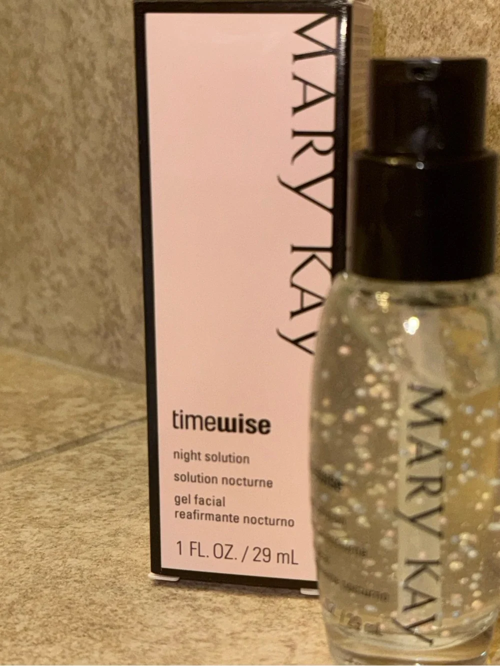 Mary Kay TimeWise Night Solution 1 fl oz Clear Gel‎ Serum Anti-Aging Nutri-Beads